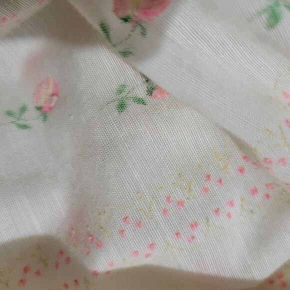 Vintage Vicky Vaughn Prairie Dress White Maxi Embroidered Gigot Puff Sleeve XXS - Picture 12 of 16